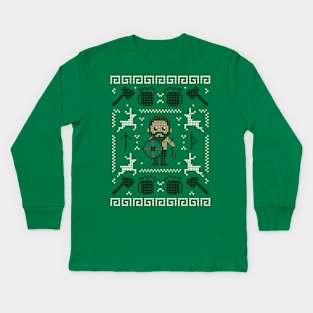 Rollo Christmas Sweater Kids Long Sleeve T-Shirt